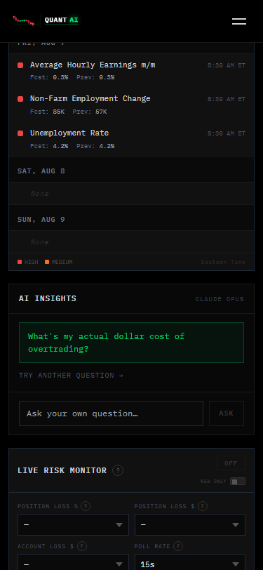 AI insights and live risk monitoring, anywhere